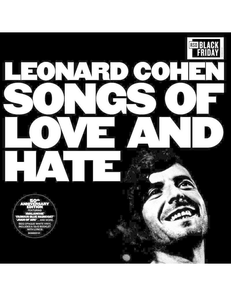 (LP) Leonard Cohen - Songs Of Love And Hate (50th Anniversary Edition/White Vinyl) BF21