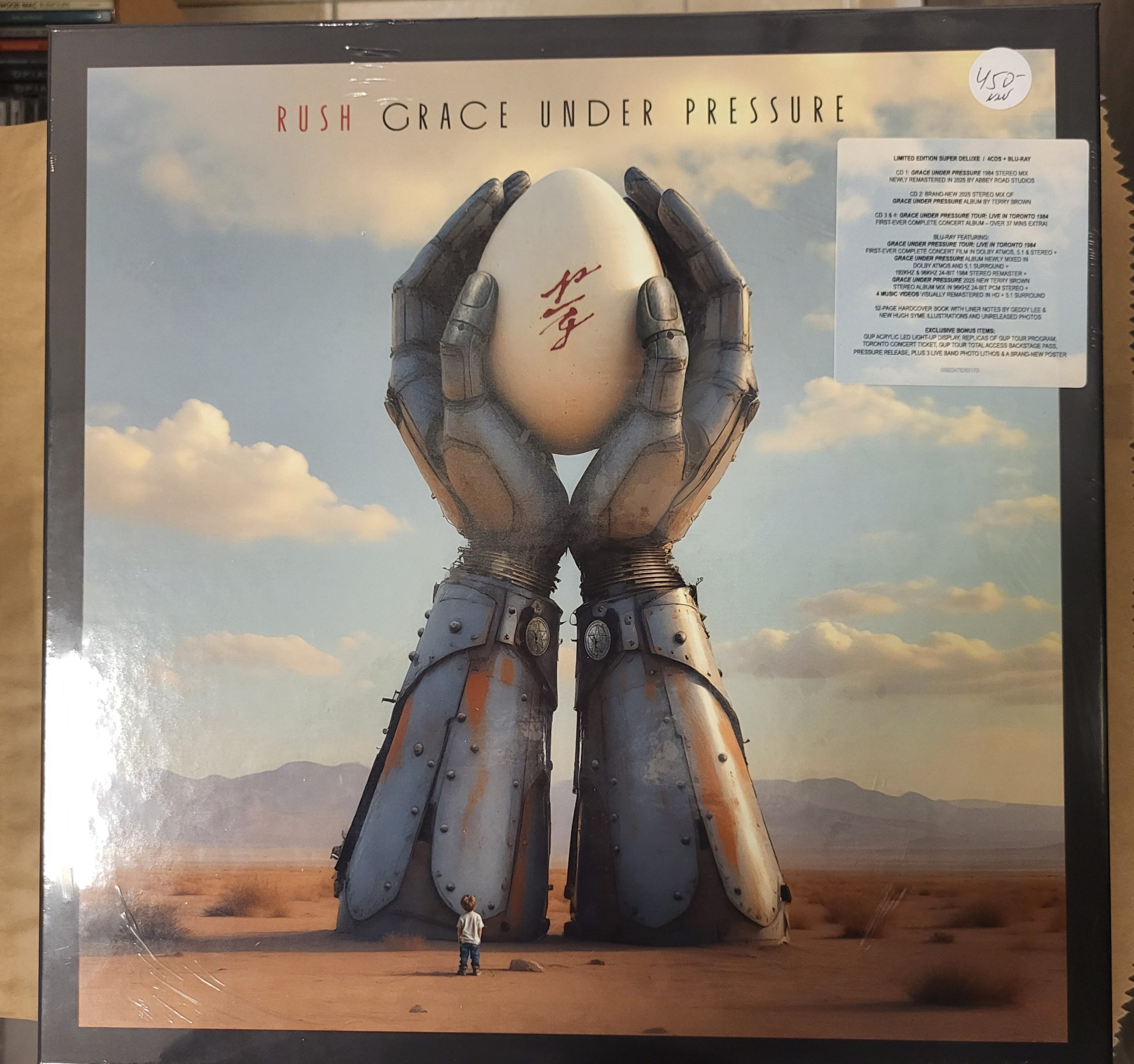 Rush Grace Under Pressure 4CDs + Blu-Ray